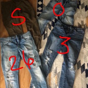 Lots of womens jeans.